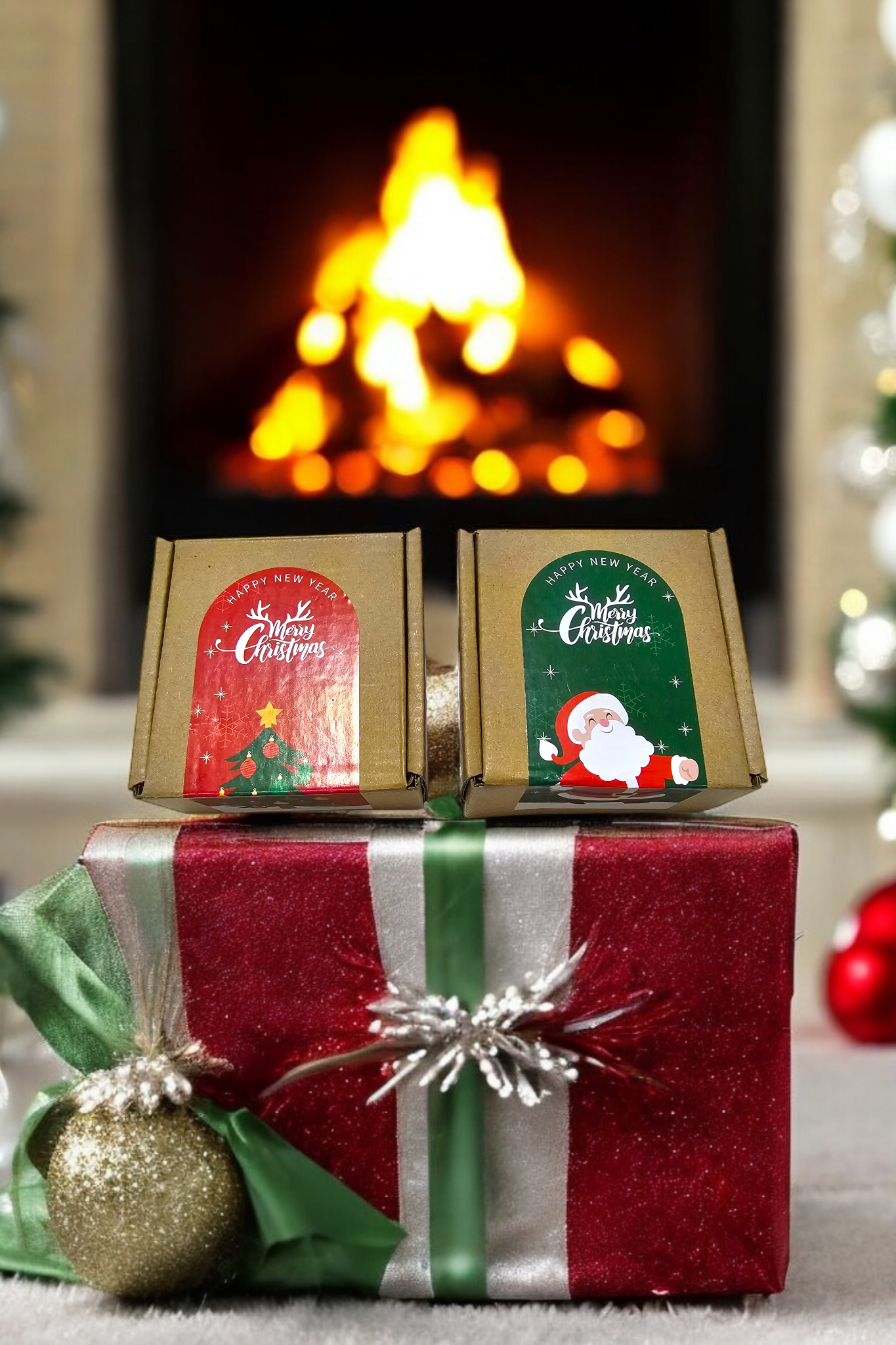 Santa Cookie Candle gift idea – luxury Christmas hostess gift